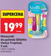 Biedronka Maszynki do golenia Gillette Venus Tropical, 3 szt oferta