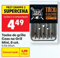 Biedronka Tacka do grilla Czas na Grill Mini, 8 szt oferta
