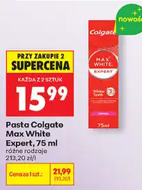 Biedronka Pasta Colgate Max White Expert oferta