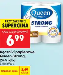 Biedronka Ręczniki papierowe Queen Strong, 2=4 rolki oferta