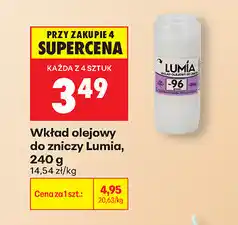 Biedronka Wkład olejowy do zniczy Lumia oferta