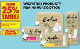 Biedronka WSZYSTKIE PRODUKTY FEMINA PURE COTTON oferta