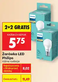 Biedronka Żarówka LED Philips oferta