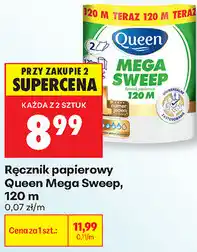 Biedronka Ręcznik papierowy Queen Mega Sweep, 120 m oferta