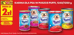 Biedronka KARMA DLA PSA W PUSZCE PUFFI, 1240/1250 g oferta
