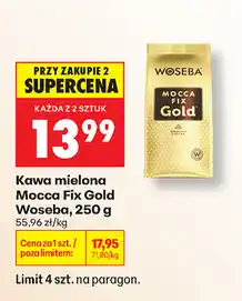 Biedronka Kawa mielona Mocca Fix Gold Woseba oferta