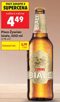 Biedronka Piwo Żywiec białe oferta
