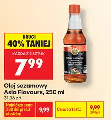 Biedronka Olej sezamowy Asia Flavours oferta