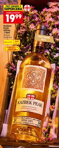 Biedronka Kazbek Peak White/Red oferta