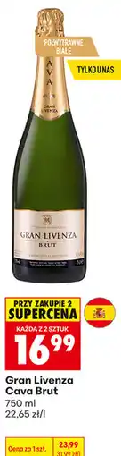 Biedronka Gran Livenza Cava Brut oferta