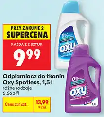 Biedronka Odplamiacz do tkanin Oxy Spotless oferta