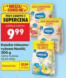 Biedronka Kaszka mleczno-ryżowa Nestlé oferta