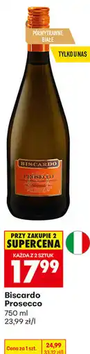 Biedronka Biscardo Prosecco oferta