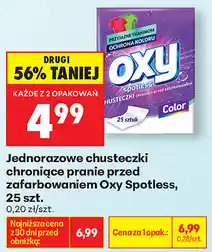 Biedronka Jednorazowe chusteczki chroniące pranie przed zafarbowaniem Oxy Spotless, 25 szt oferta