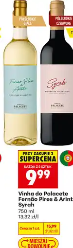 Biedronka Wino Vinha do Palacete Fernão Pires & Arinto / Syrah oferta