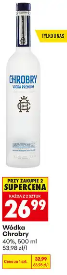 Biedronka Wódka Chrobry 40% oferta