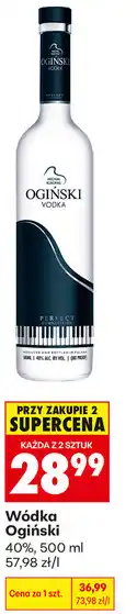 Biedronka Wódka Ogiński 40% oferta