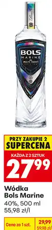 Biedronka Wódka Bols Marine 40% oferta