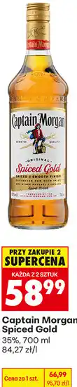 Biedronka Captain Morgan Spiced Gold oferta