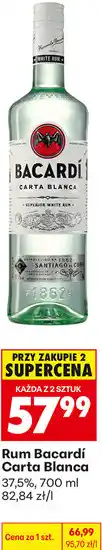 Biedronka Rum Bacardí Carta Blanca oferta