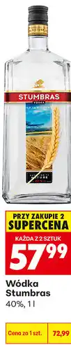 Biedronka Wódka Stumbras 40% oferta