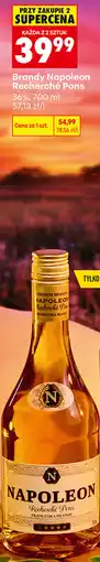 Biedronka Brandy Napoleon Recherché Pons 36% oferta