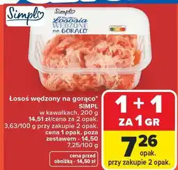 Carrefour Łosoś wędzony na gorąco* SIMPL w kawałkach oferta