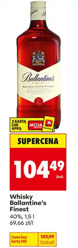 Biedronka Whisky Ballantine's Finest oferta