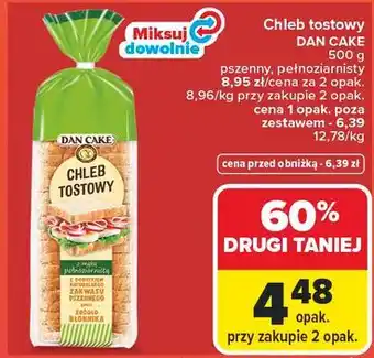 Carrefour Chleb tostowy DAN CAKE oferta