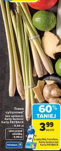 Carrefour Trawa cytrynowa oferta