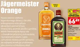Biedronka Likier Jägermeister Orange / Limited Retro Edition oferta