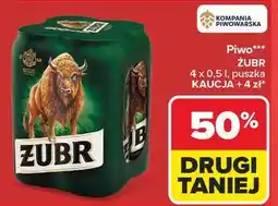 Carrefour Piwo ŻUBR oferta