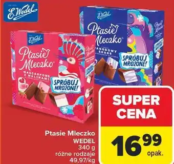 Carrefour Ptasie Mleczko WEDEL oferta