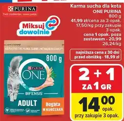 Carrefour Karma sucha dla kota ONE PURINA oferta