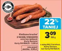 Carrefour Kiełbasa krucha oferta
