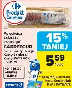 Carrefour Polędwica z dorsza czarnego oferta