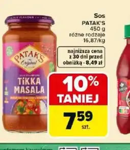 Carrefour Market Sos Patak's Tikka Masala oferta