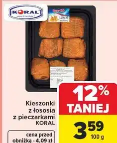 Carrefour Kieszonki z łososia z pieczarkami oferta
