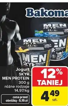 Carrefour Jogurt SKYR MEN PROTEIN oferta