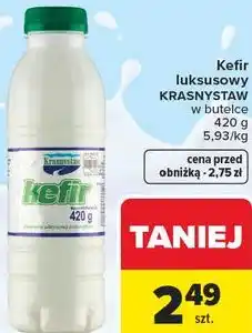 Carrefour Kefir luksusowy w butelce oferta