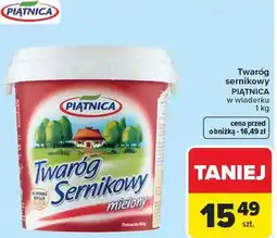 Carrefour Twaróg sernikowy w wiaderku oferta