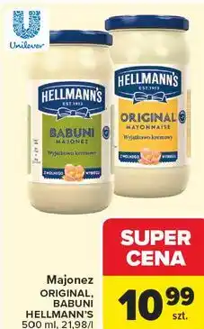 Carrefour Majonez ORIGINAL, BABUNI HELLMANN'S oferta