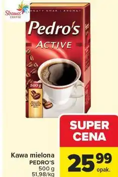 Carrefour Kawa mielona PEDRO'S oferta