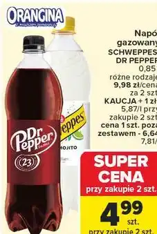 Carrefour Napój gazowany SCHWEPPES, DR PEPPER oferta