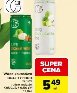 Carrefour Market Woda kokosowa Quality Food oferta