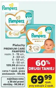 Carrefour Pieluchy PREMIUM CARE PAMPERS oferta