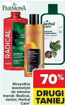 Carrefour Kosmetyki do włosów Radical, Jantar, Herbal Care oferta