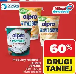 Carrefour Produkty roślinne ALPRO DANONE 340 - 400 g różne rodzaje oferta