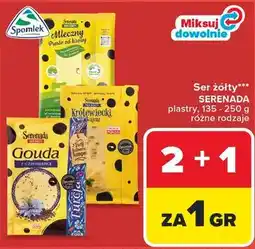 Carrefour Ser żółty SERENADA plastry 135 - 250 g różne rodzaje oferta