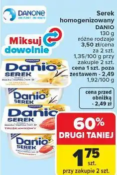 Carrefour Serek homogenizowany DANIO oferta